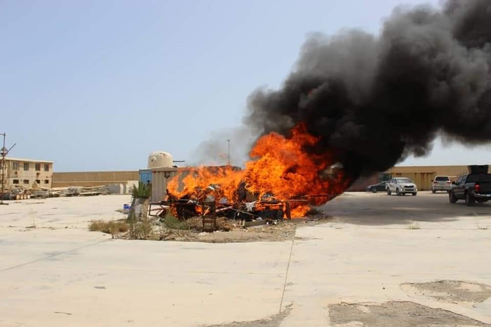 وزارة الداخلية تعدم كمية من المخدرات في طرابلس
