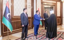 رئيس المجلس الرئاسي يتسلم أوراق اعتماد سفير مملكة البحرين لدى ليبيا