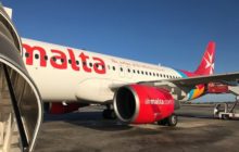 طائرة للخطوط الجوية المالطية لأول مرة في طرابلس منذ العام 2014
