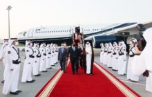 رئيس المجلس الرئاسي في زيارة رسمية إلى دولة قطر