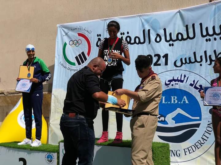 اختتام بطولة ليبيا للمياه المفتوحة بمدينة طرابلس