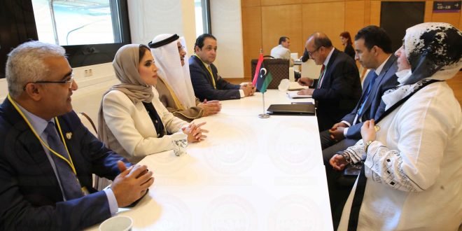 النائب الأول لرئيس مجلس النواب يلتقي رئيس البرلمان العربي