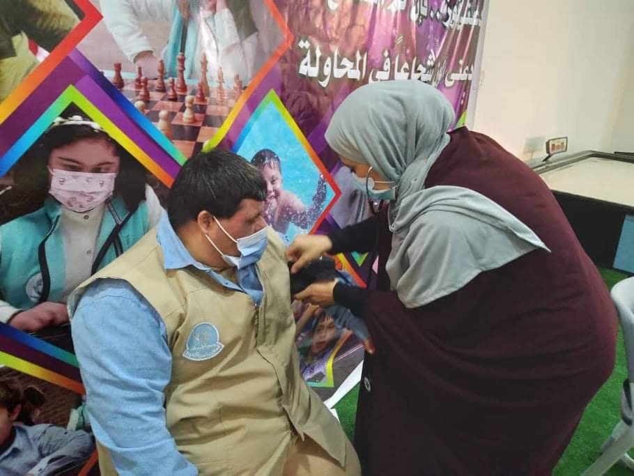 بنغازي | حمله تطعيم الشباب والفتيات من ذوي متلازمة داون