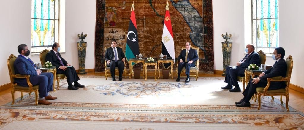 القاهرة | رئيس المجلس الرئاسي يبحث مع الرئيس المصري آخر مستجدات الأوضاع في ليبيا
