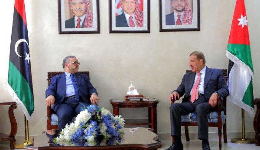 المشري يلتقي رئيس مجلس النواب الأردني