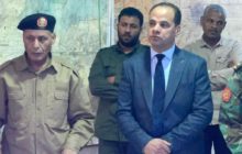 وزير الدفاع بالحكومة الليبية يجري زيارة لقاعدة براك الجوية ويلتقي بغرفة عمليات الجنوب ومنطقة سبها العسكرية