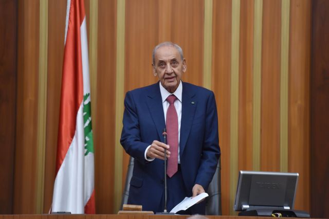 نبيه بري رئيسا للبرلمان اللبناني للمرة السابعة على التوالي