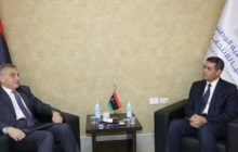 السايح وسفير إيطاليا لدى ليبيا يبحثان سُبل دعم المجتمع الدولي للعملية الديمقراطية في ليبيا