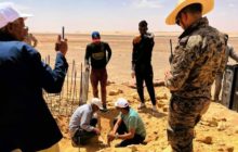 المركز التنفيذي للخدمات والصيانة والإنشاءات بوزارة الدفاع بحكومة الوحدة يُباشر في تنفيذ مشروع إعادة بناء وطلاء النصب الحدودية بين ليبيا وتونس