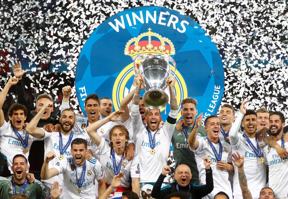 ريال مدريد يتوج بدوري أبطال أوروبا للمرة الرابعة عشرة