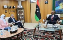 الكوني يستقبل سفير إيطاليا لدى ليبيا
