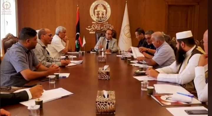 بنغازي| اجتماع الأول اللجنة الفرعية لبرنامج الإقراض للإسكان الشبابي والأُسر المُحتاجة لوضع الترتيبات لإستلام مُستندات المواطنين