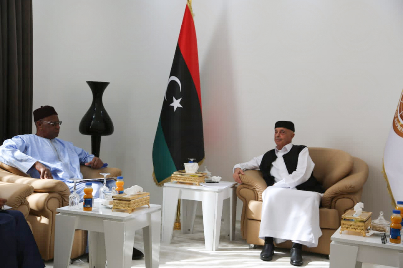 رئيس مجلس النواب يستقبل المبعوث الأممي إلى ليبيا عبدالله باتيلي
