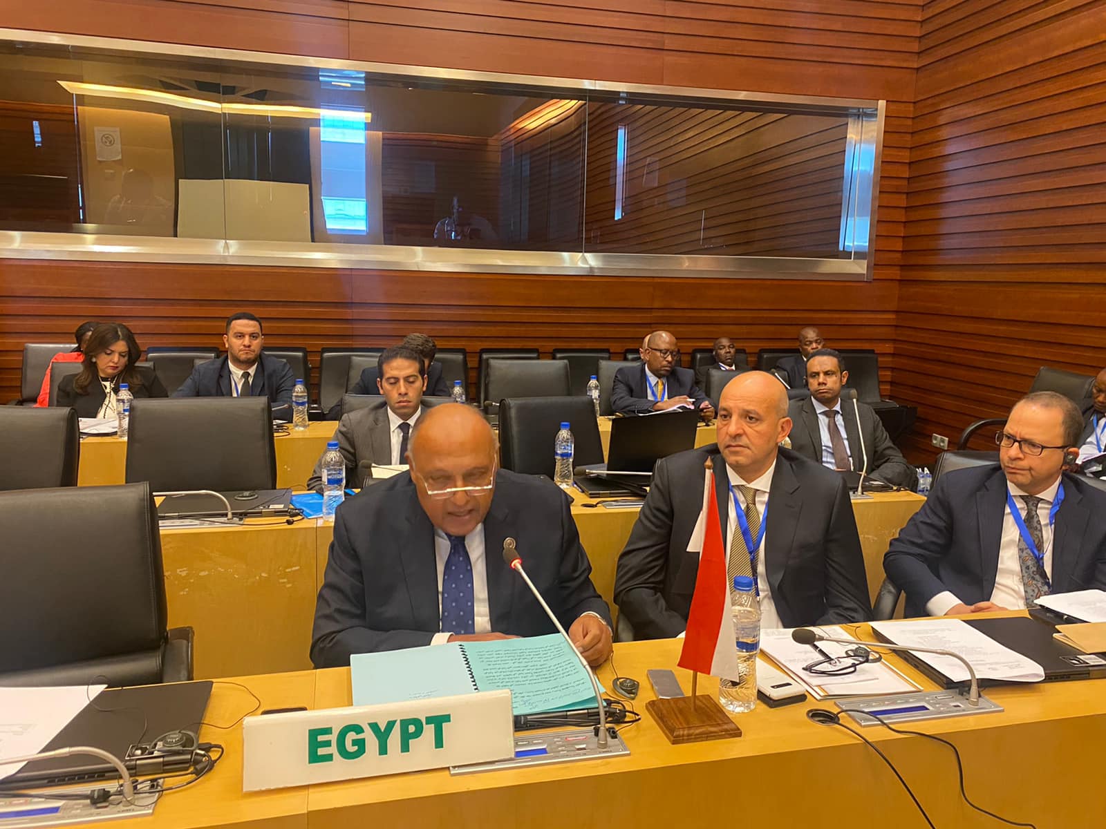 القاهرة تُطالب بتضافر جهود اللجنة الإفريقية لدعم المسار الدستوري في ليبيا