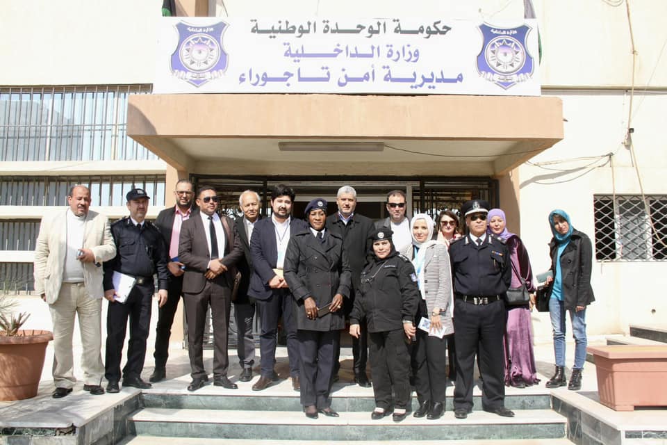 وفد منظمة اليونسيف لدى ليبيا يتفقد احتياجات مكاتب حماية الطفل بمديريات أمن جنزور وتاجوراء وطرابلس