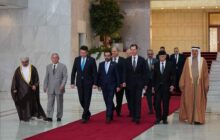 الرئيس الأسد يستقبل رئيس مجلس النواب عقيلة صالح رفقة وفد برلماني عربي