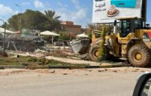 بنغازي| تواصل حملة إزالة الأكشاك والمباني العشوائية في المدينة
