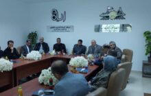 رئيس غرفة التجارة والصناعة والزراعة بنغازي يجتمع بوفد يمثل غرفة التجارة بمدينة صفاقص
