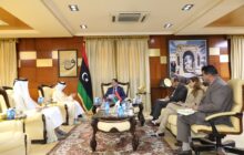 بحث تفعيل الاتفاقيات ومذكرات التفاهم التجارية الثنائية والاستثمارات القطرية في ليبيا 