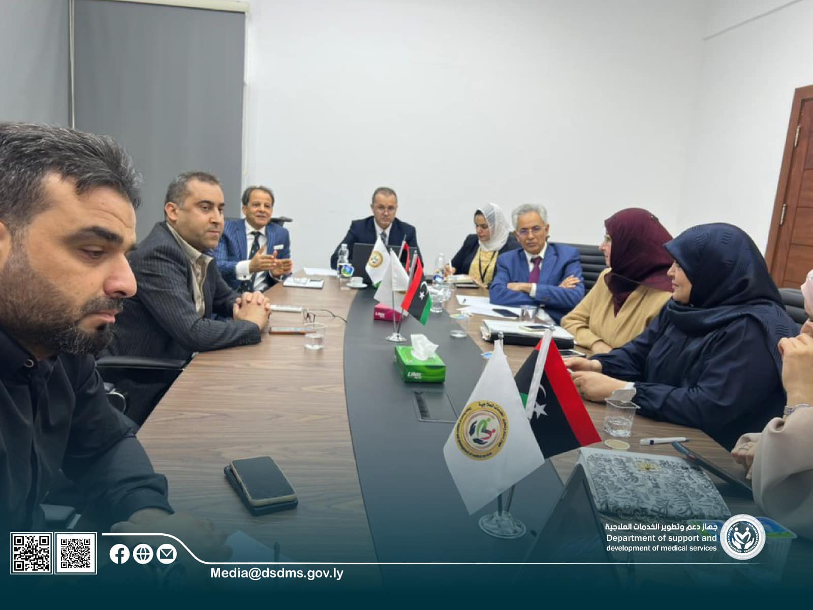 طرابلس| اللجنة العلمية لمؤتمر توطين العلاج بالداخل تعقد اجتماعها الرابع