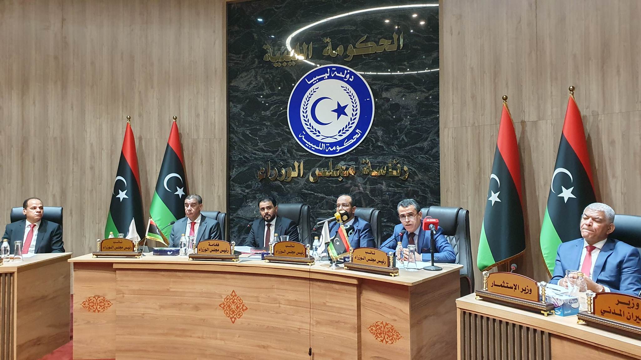 اجتماع تشاوري لمجلس وزراء الحكومة الليبية