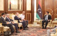 المنفي يستقبل المبعوث الخاص للرئيس الفرنسي إلى ليبيا