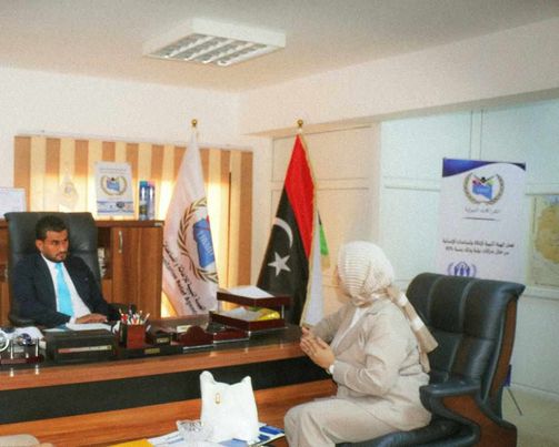 نحو بروتوكول تعاون بين الهيئة الليبية للإغاثة والمساعدات الإنسانية ومفوضية المجتمع المدني
