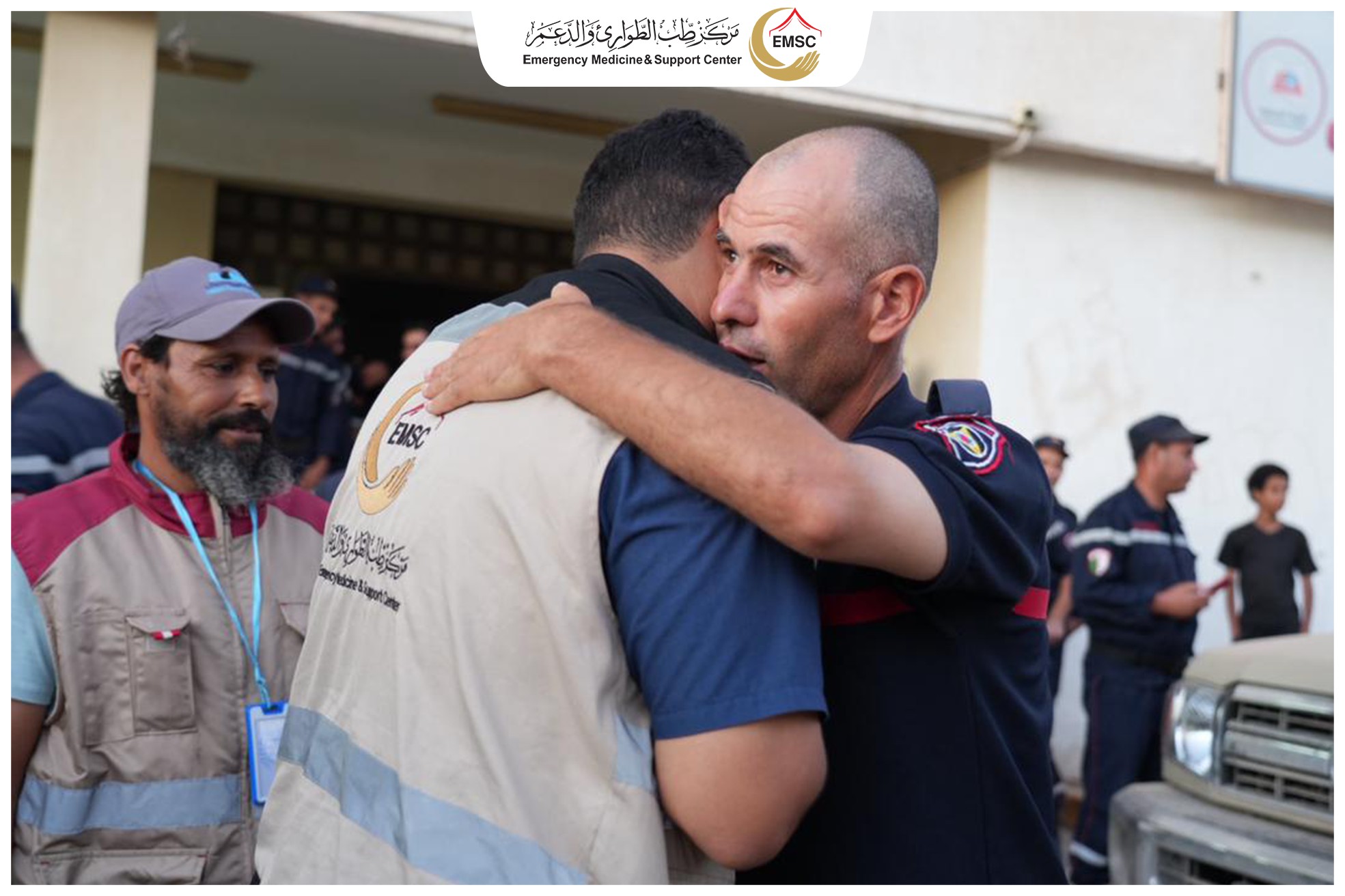 فرق مركز طب الطوارئ تودع فريق البحث والإنقاذ الجزائري بعد انتهاء مهمته الإنسانية في شرق ليبيا