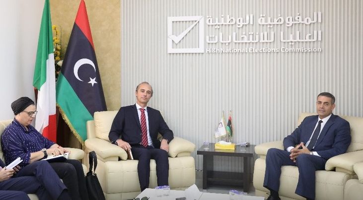 إيطاليا تُؤكد استعدادها لتقديم الدعم الفني لإجراء الانتخابات في ليبيا.