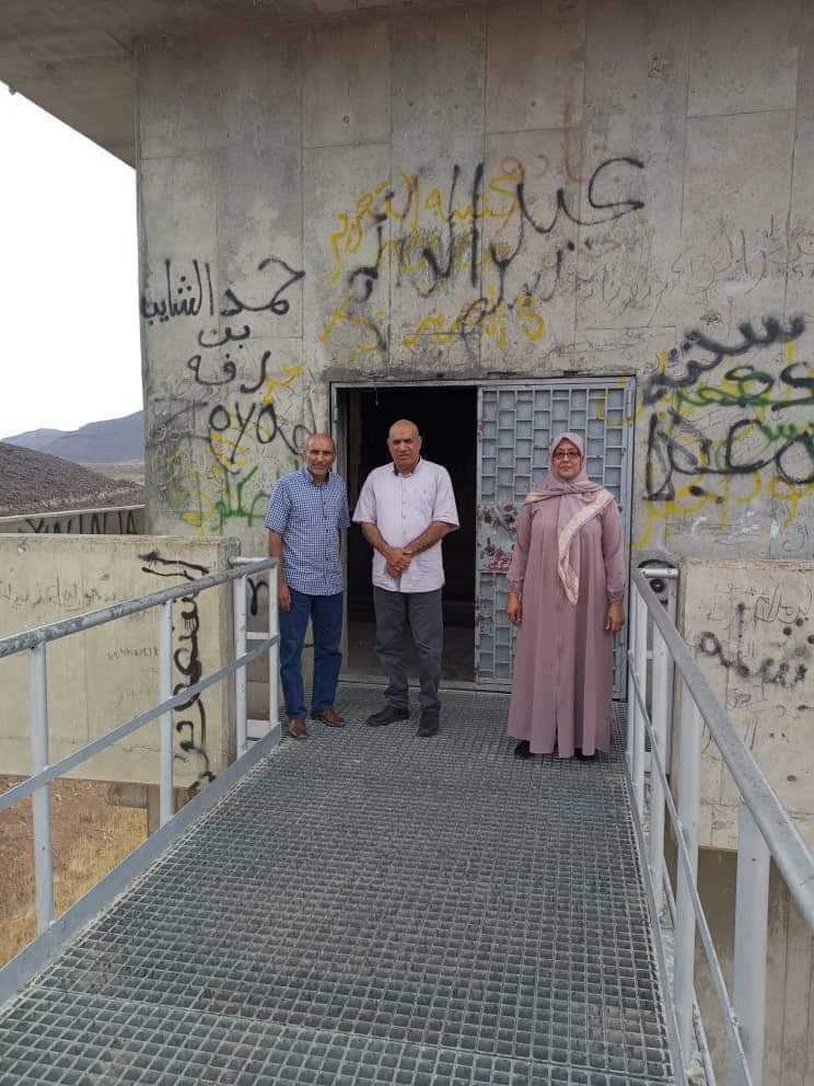 عميد بلدية الجفرة يتفقد أوضاع السدود الواقعة في حدود المنطقة