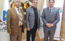 عضو مجلس النواب عن دائرة توكرة يجتمع مع مدير مصرف الوحدة