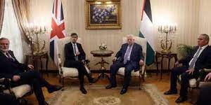 الرئيس عباس لرئيس وزراء بريطانيا: نرفض تهجير الفلسطينيين