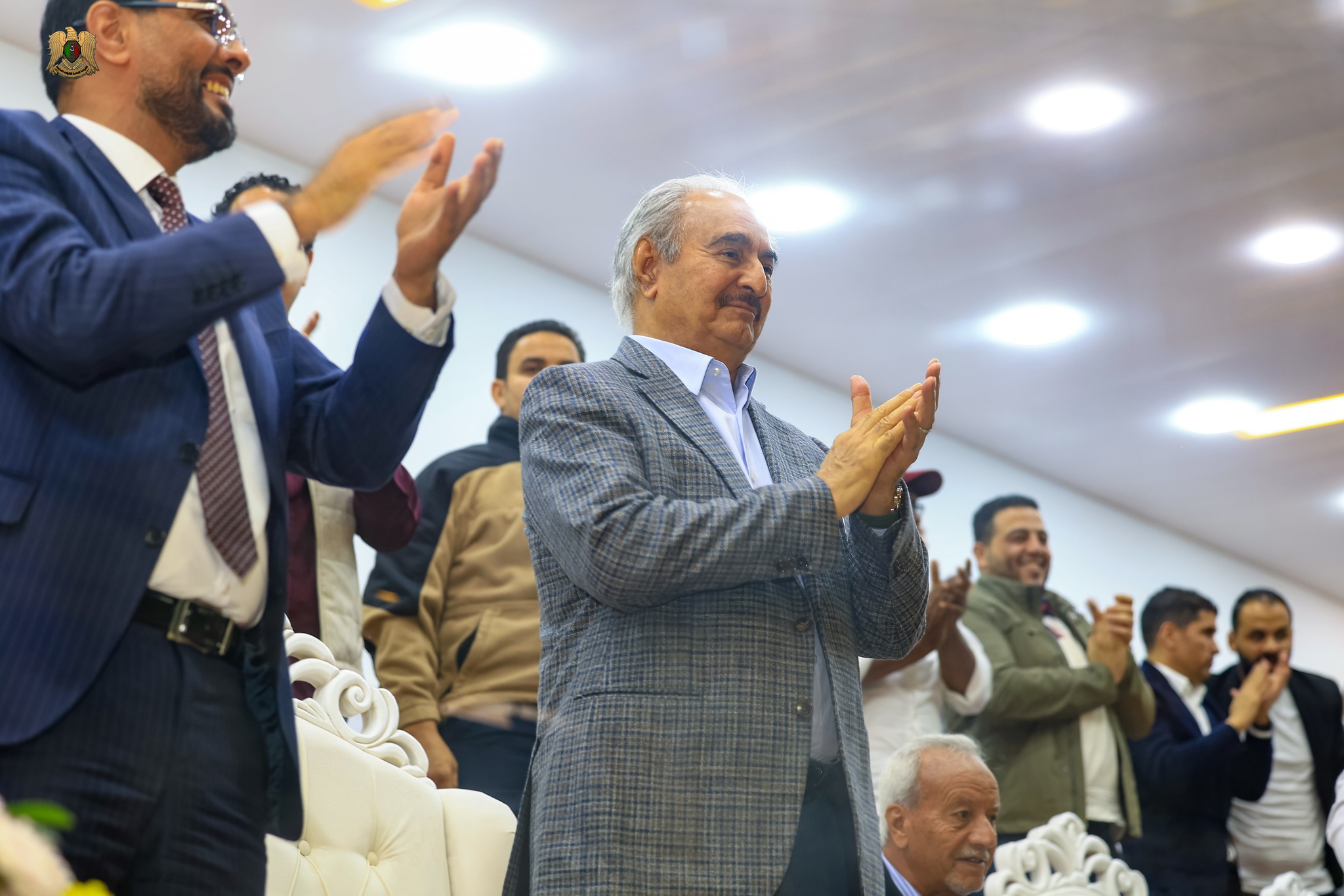 القائد العام يساند المنتخب الليبي في مباراته التي جمعته بالمنتخب الكاميروني