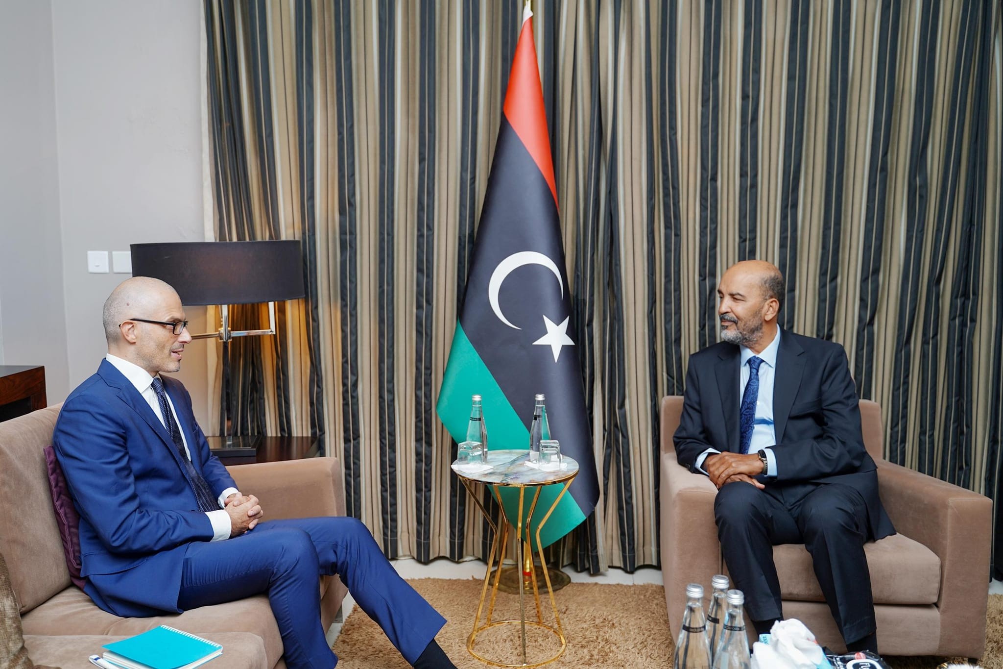  الكوني يبحث مع سفير الاتحاد الأوروبي لدى ليبيا الملفات ذات الاهتمام المشترك