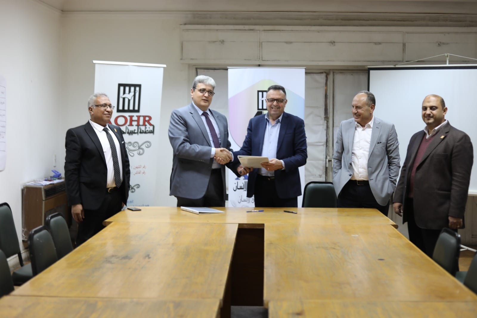 اتفاق بين المنظمة العربية لحقوق الإنسان ونقابة الصحفيين الفلسطينيين لمقاضاة الاحتلال دوليا