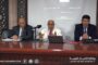 حجاج درنة المتضررين على طاولة اجتماع صندوق التنمية وإعادة إعمار ليبيا مع رئيس لجنة الحج الدكتور صبري البوعيشي
