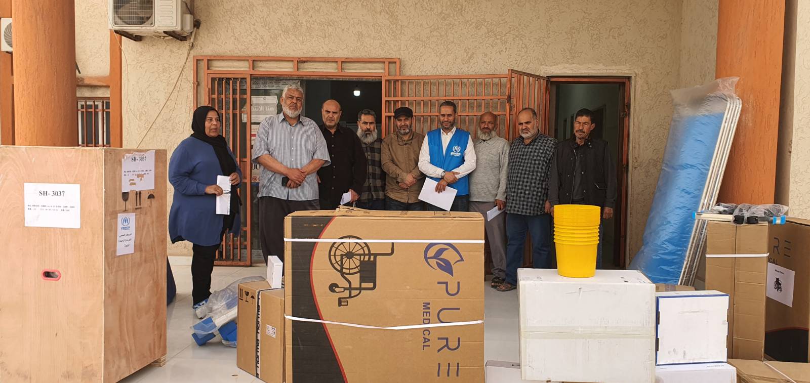 مفوضية اللاجئين تسلم شحنة طبية لمراكز الرعاية الصحية الأولية في طرابلس والزاوية
