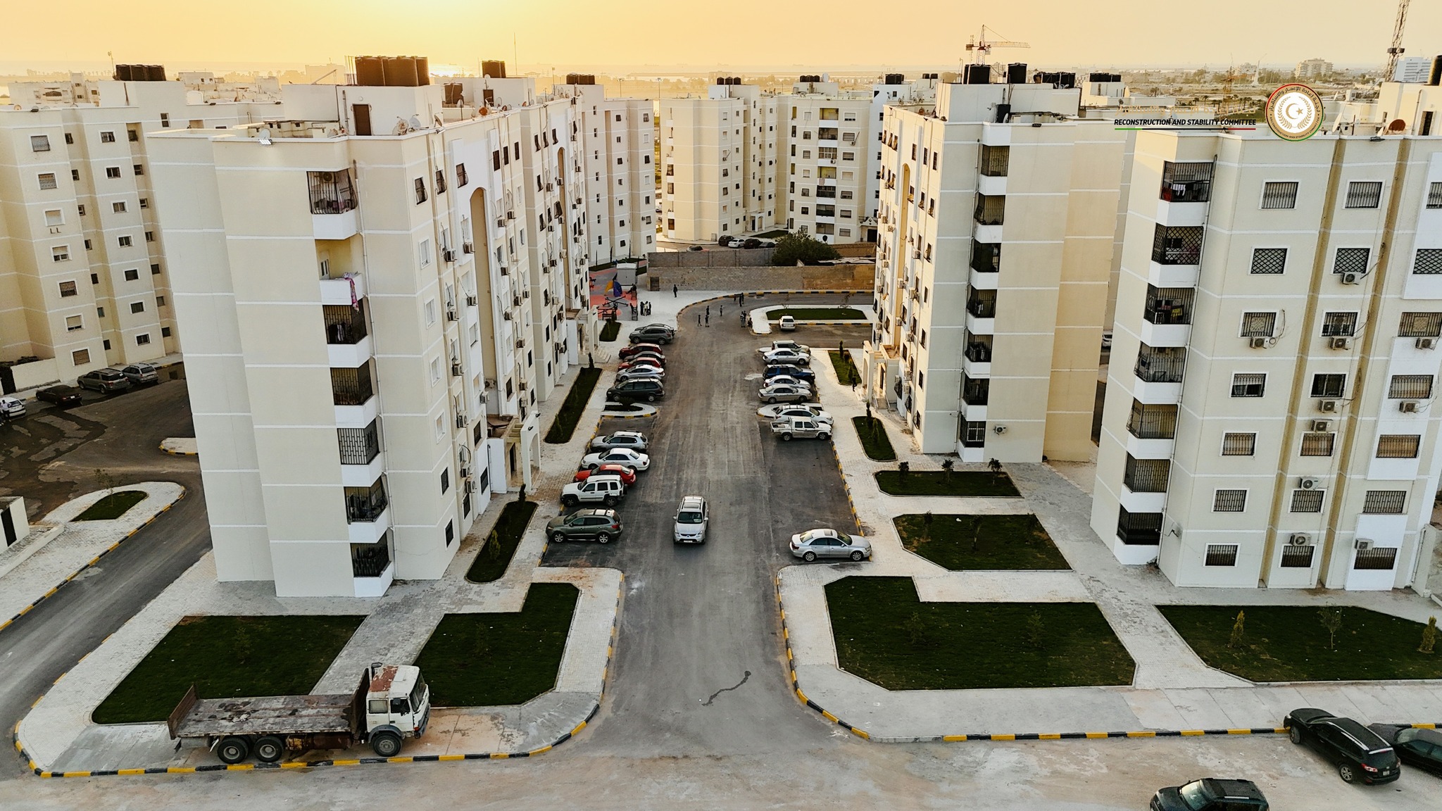 الانتهاء من أعمال صيانة وتطوير عمارات الإسكان العام بمنطقة الكيش ببنغازي