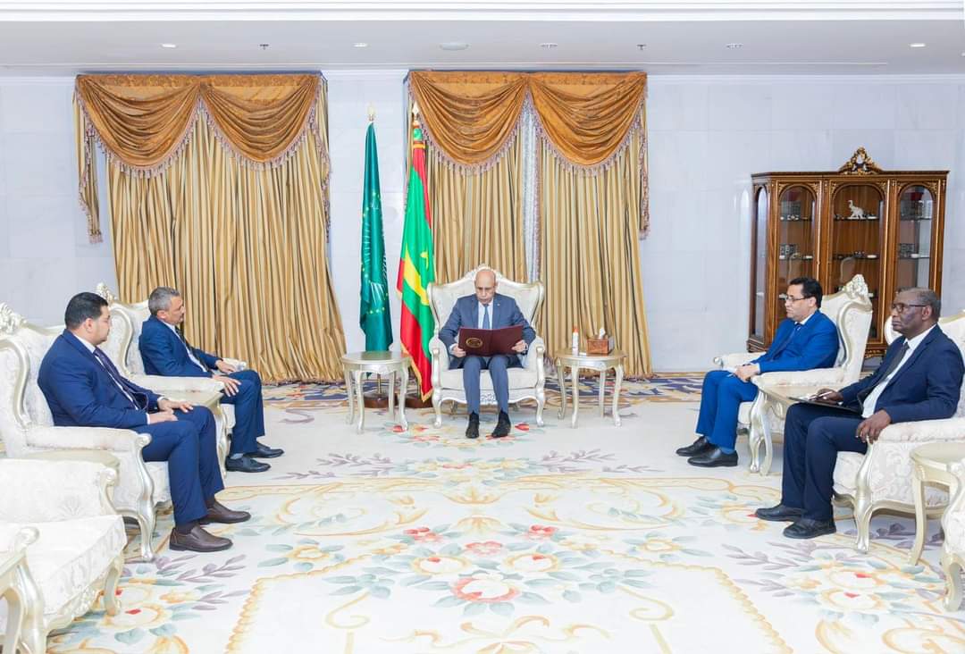 مبعوث خاص للمنفي يبحث مع الرئيس الموريتاني تفعيل دور اتحاد المغرب العربي