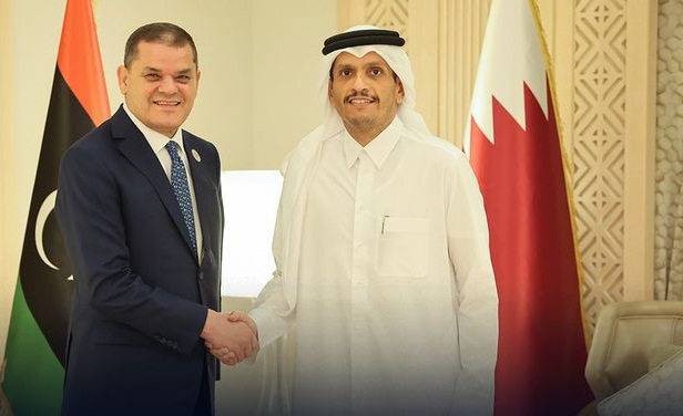 الدبيبة يبحث مع وزير الخارجية القطري التطورات الإقليمية
