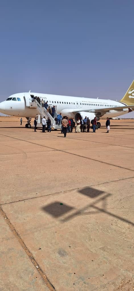 الخطوط الجوية الليبية تحلق مجددا في سماء الكفرة