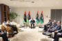 الدبيبة والزياني يناقشان تفعيل اللجنة العليا الليبية البحرينية