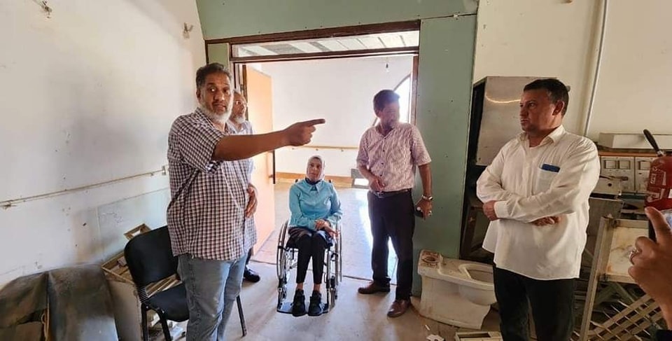 وزارة الشؤون الاجتماعية تُتابع صيانة مركز المعاقين ببنغازي