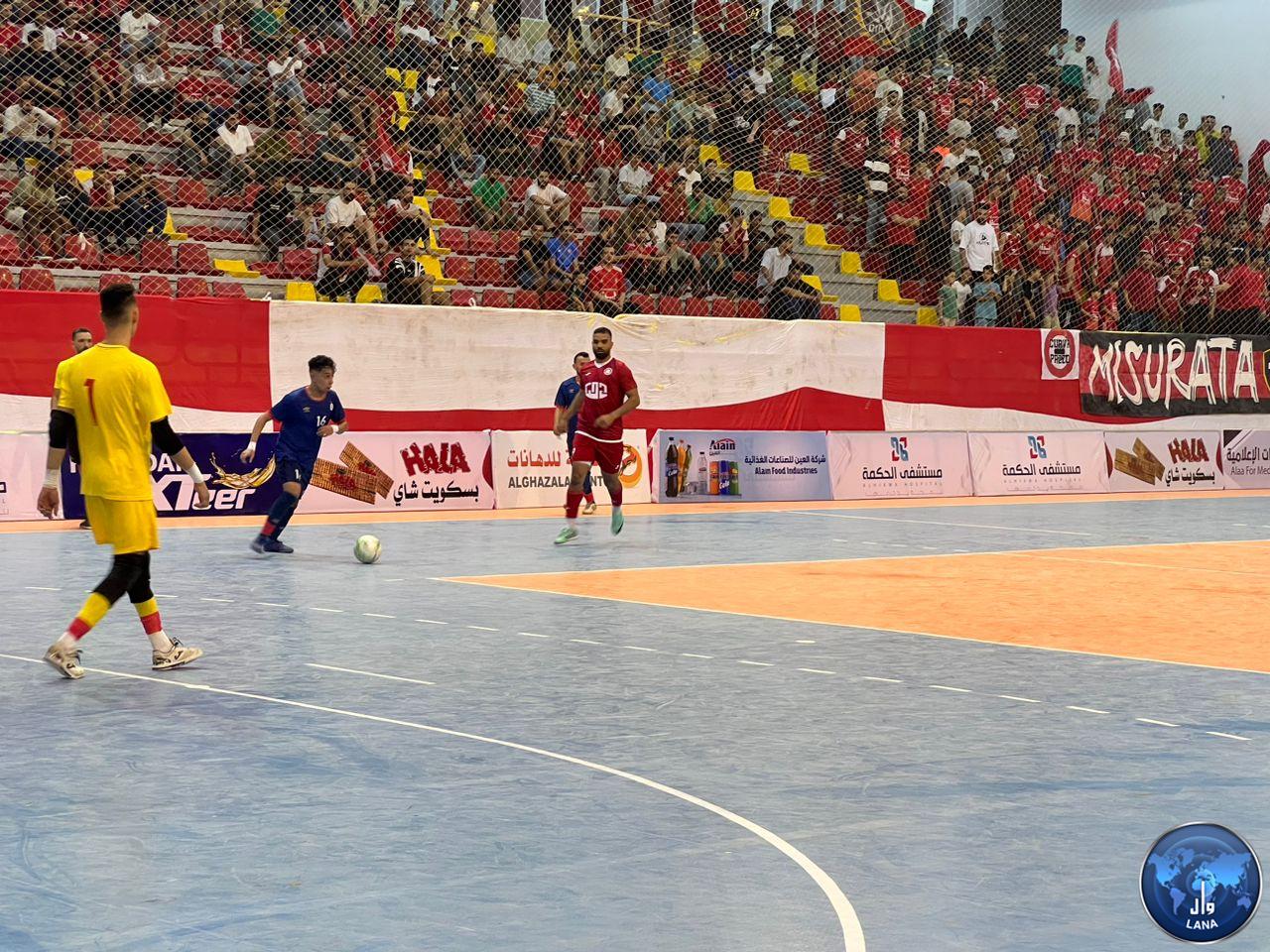 السويحلي يتفوق على الاتحاد ضمن نهائيات ليبيا لكرة القدم داخل الصالات