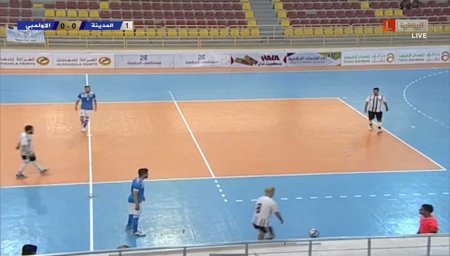 الأولمبي يتفوق على المدينة في نهائيات ليبيا لكرة القدم داخل الصالات