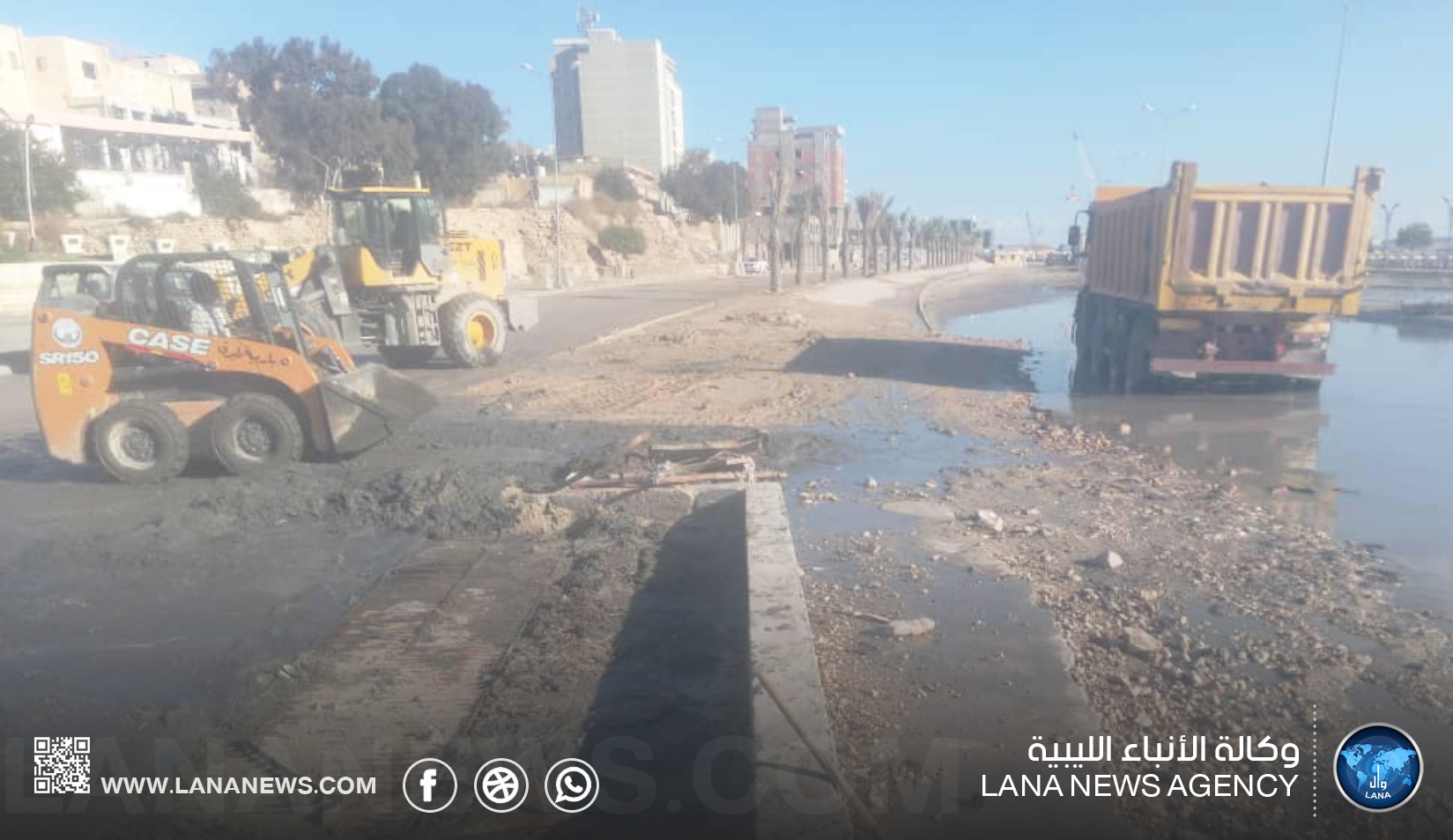 طبرق تعود إلى طبيعتها تدريجيا بعد الأمطار الغزيرة