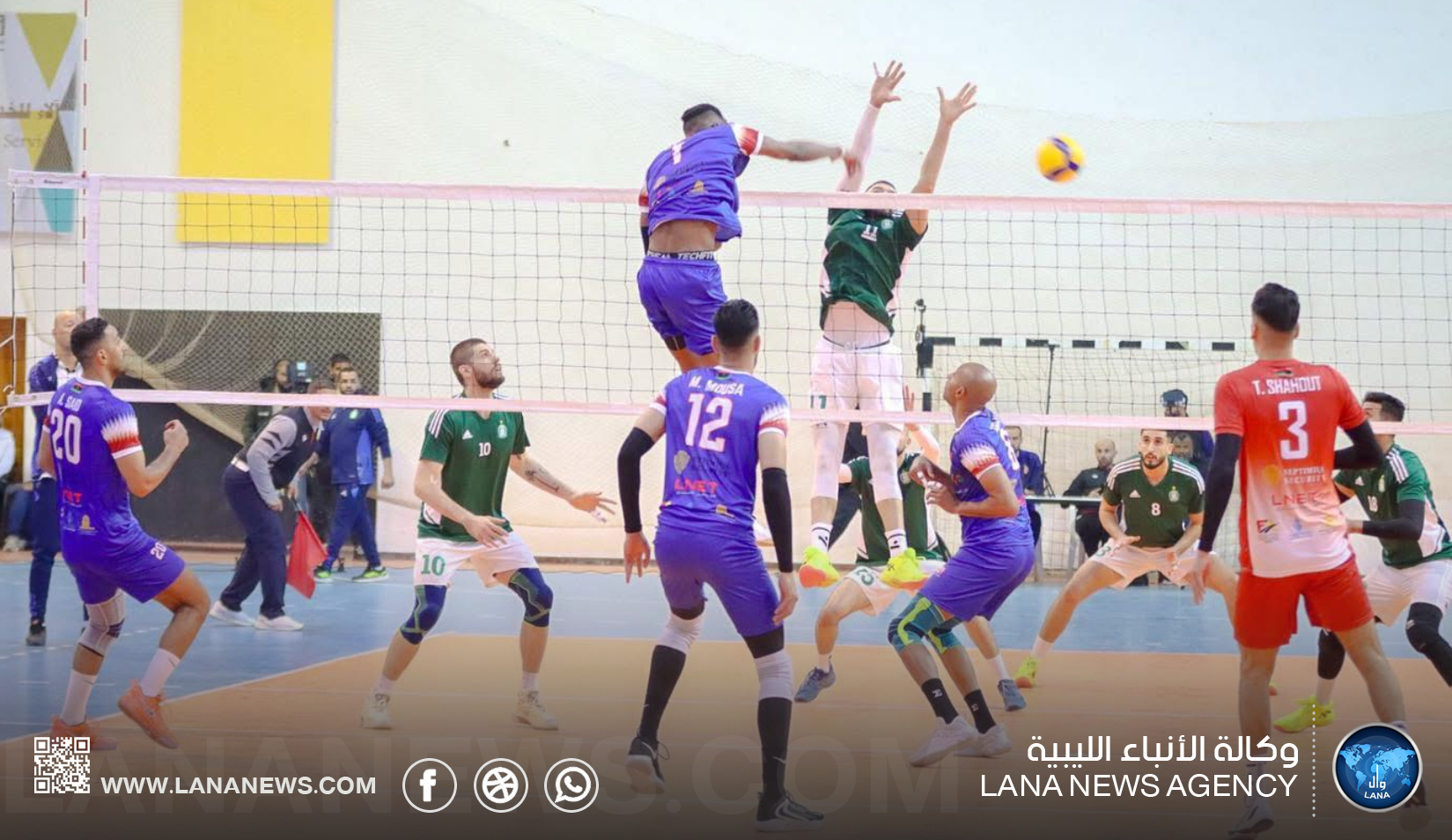 بداية قوية في تجمع مصراتة للدوري الليبي للكرة الطائرة