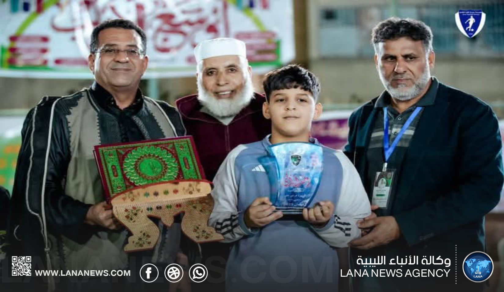 اختتام دوري المرحوم قريرة مرعي لكرة القدم بسرت بتكريم الفائزين وعائلة المرحوم
