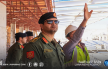 رئيس أركان الوحدات الأمنية يزور ملعب المدينة العسكرية الجديد