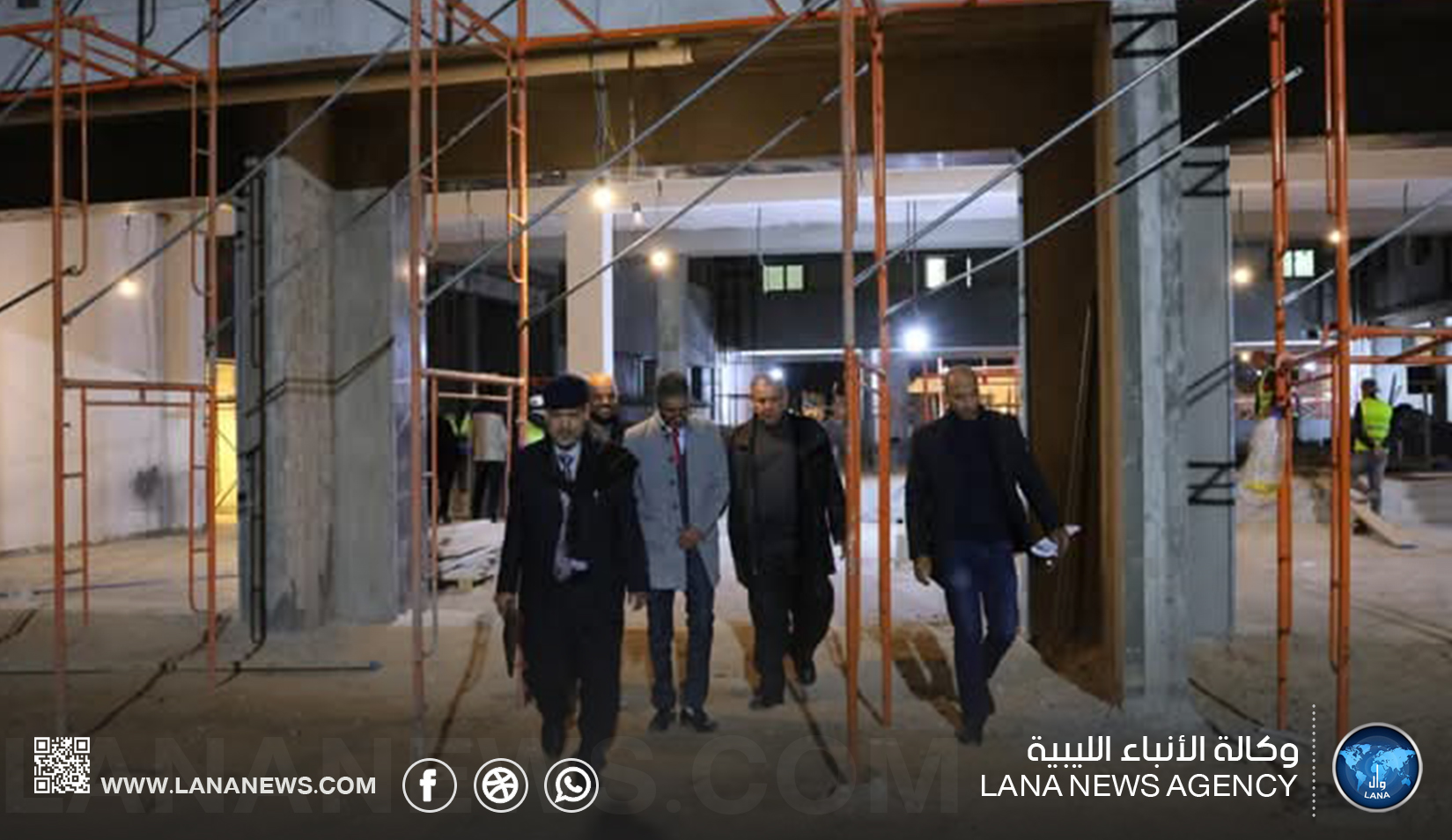 مجلس جامعة سرت يتابع تقدم أعمال صيانة وتطوير مجمع القاعات الدراسية